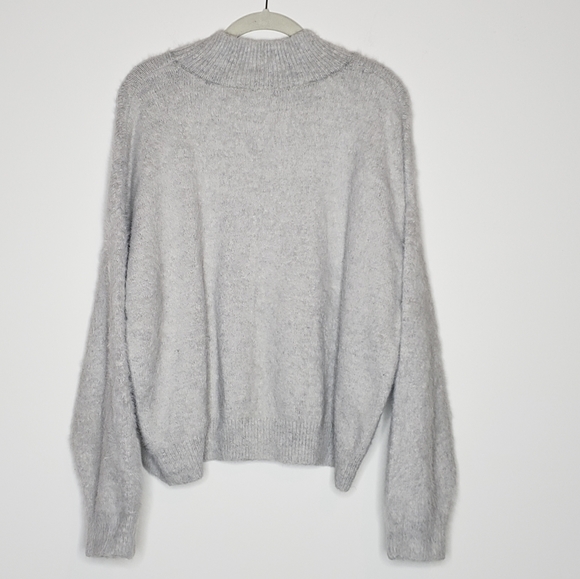 H&M Mock Neck Fuzzy Sweater - Picture 2 of 6